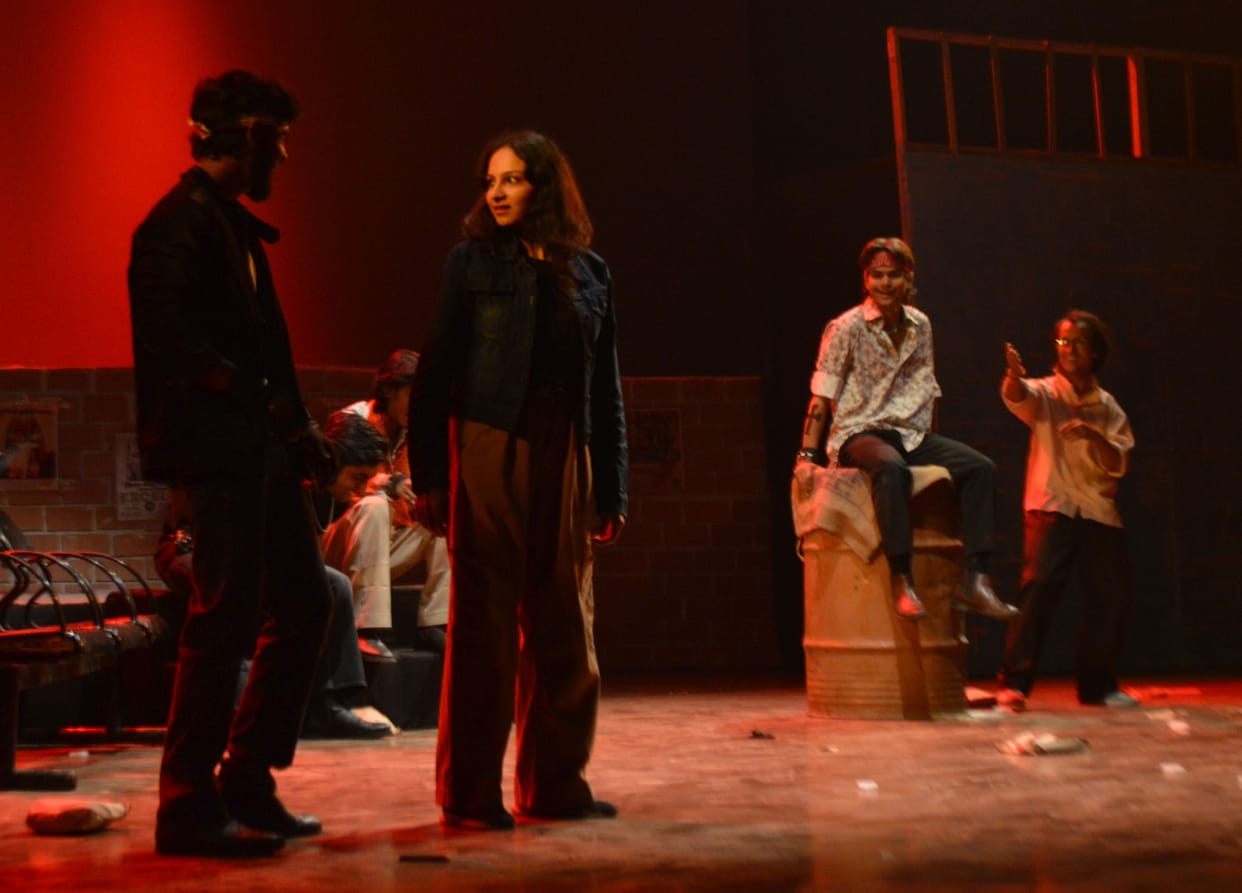 The play 'When our city sleeps' was staged