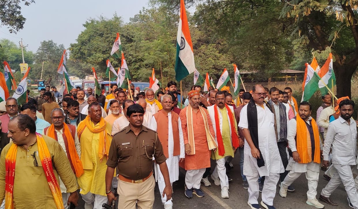 10 km padyatra organized on the 150th birth anniversary of Iron Man