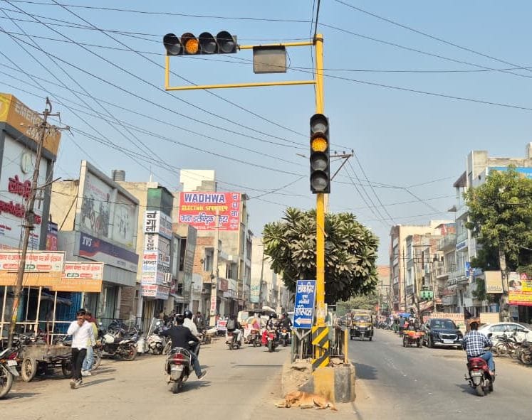 The city's intersections are guarded by a third eye, with CCTV cameras lying idle, leaving security at the mercy of God.