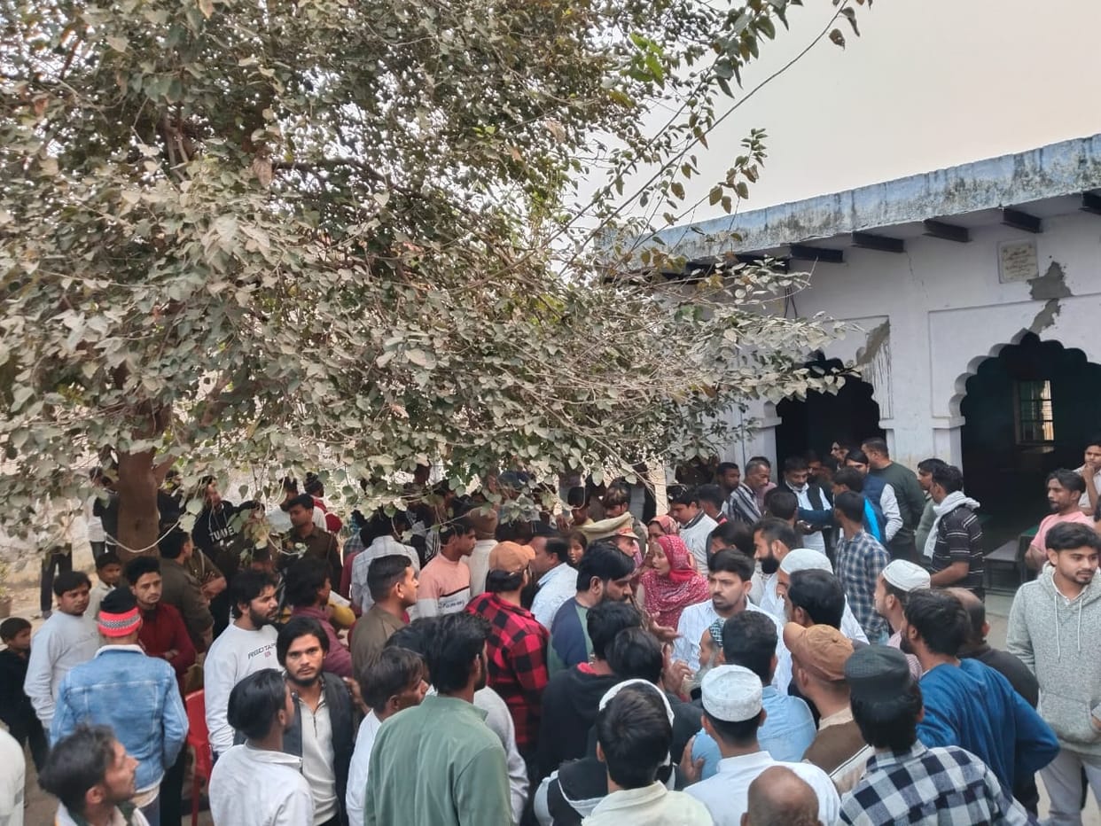 An FIR has been filed against four people, including the village head and his lover, for murder.