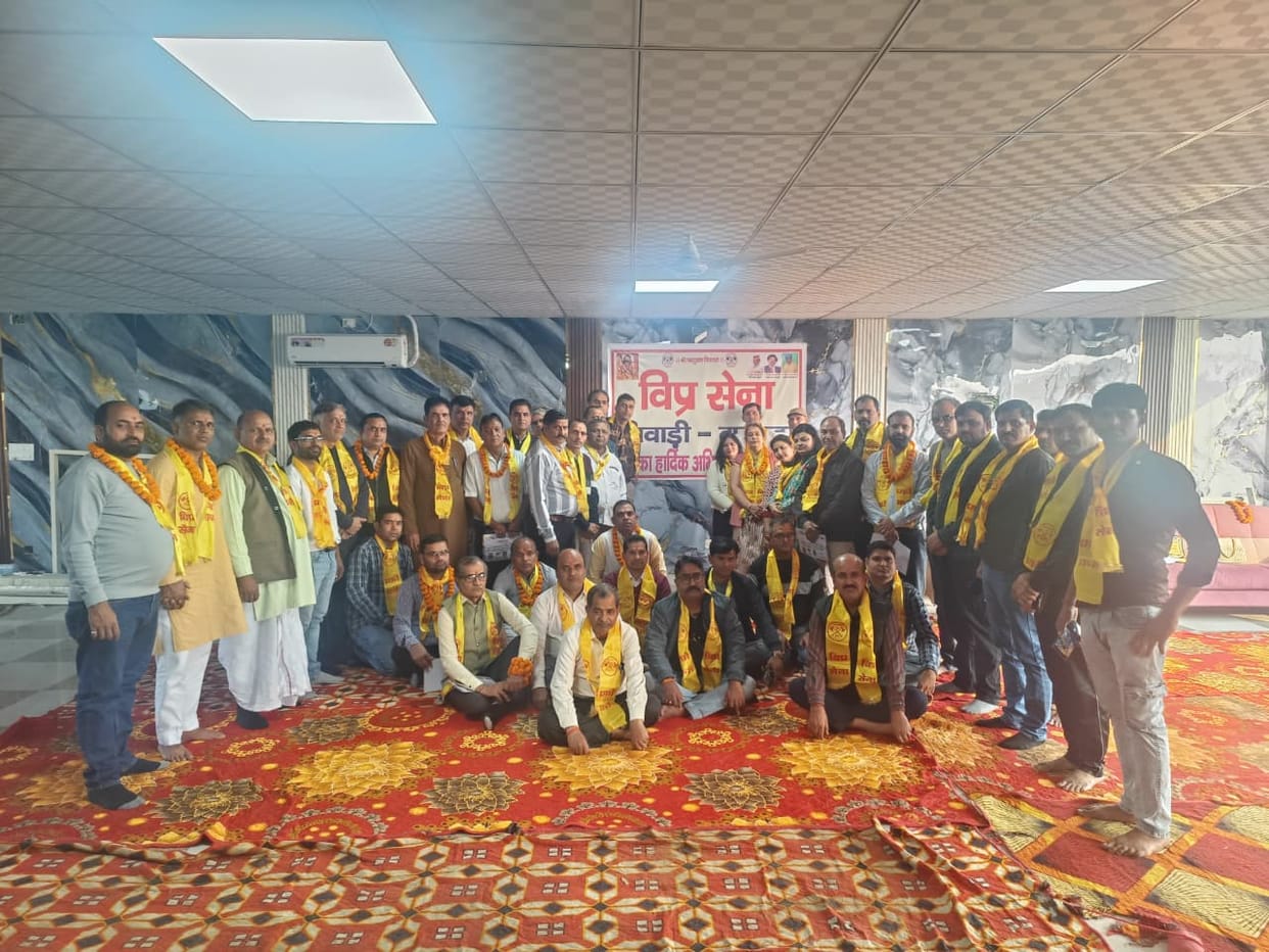 Expansion of executive of Vipra Sena Bhiwadi-Tapukada