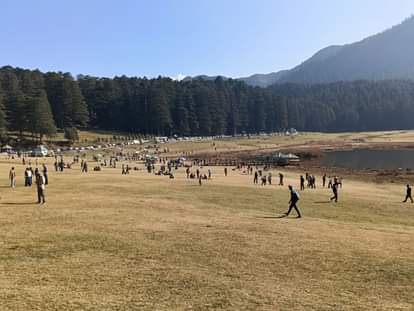 Khajjiar turns lively on the weekend