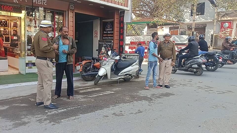 Two migrants created ruckus, being questioned at the police station