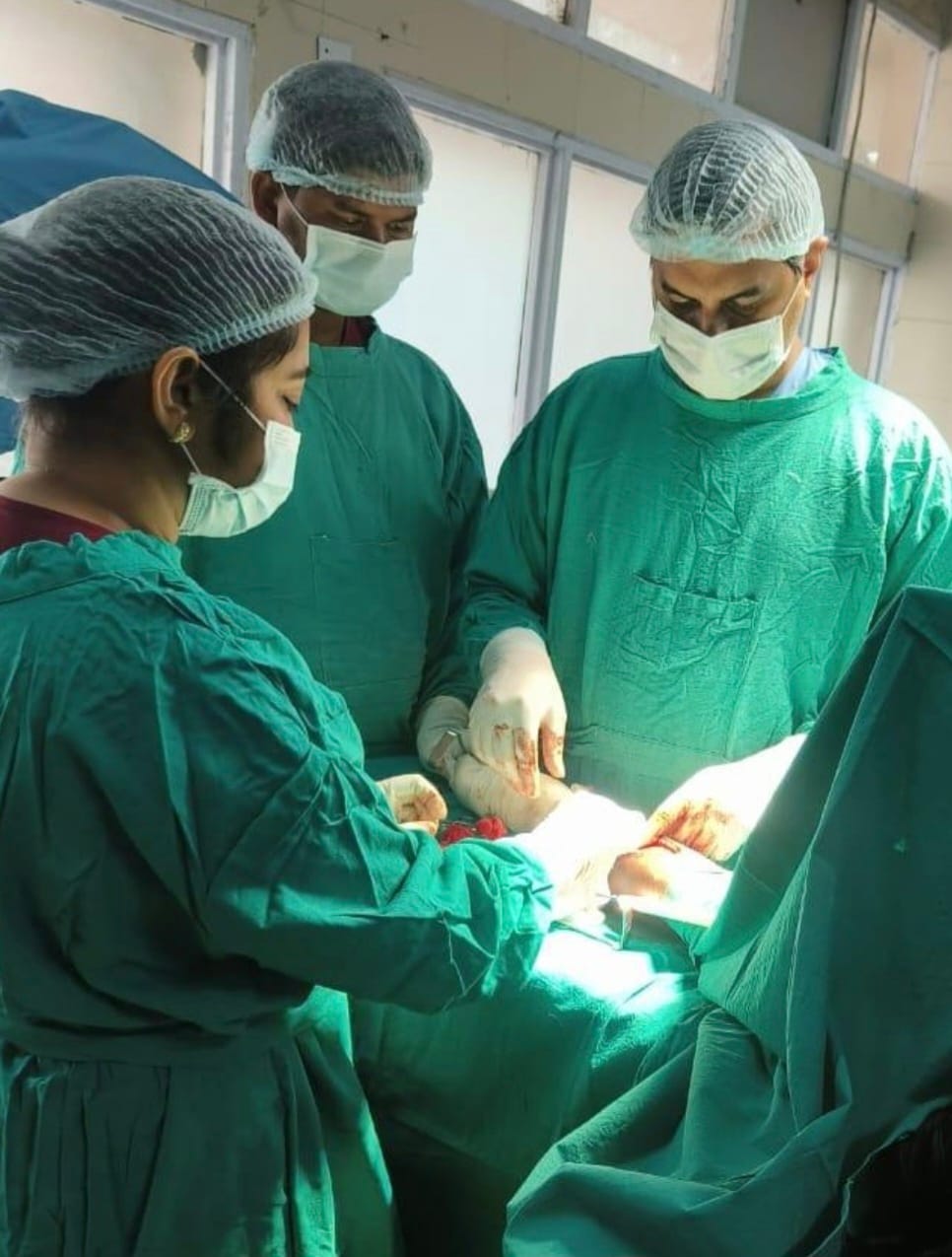 Total hip replacement done for the first time in Civil Hospital under special surgical campaign