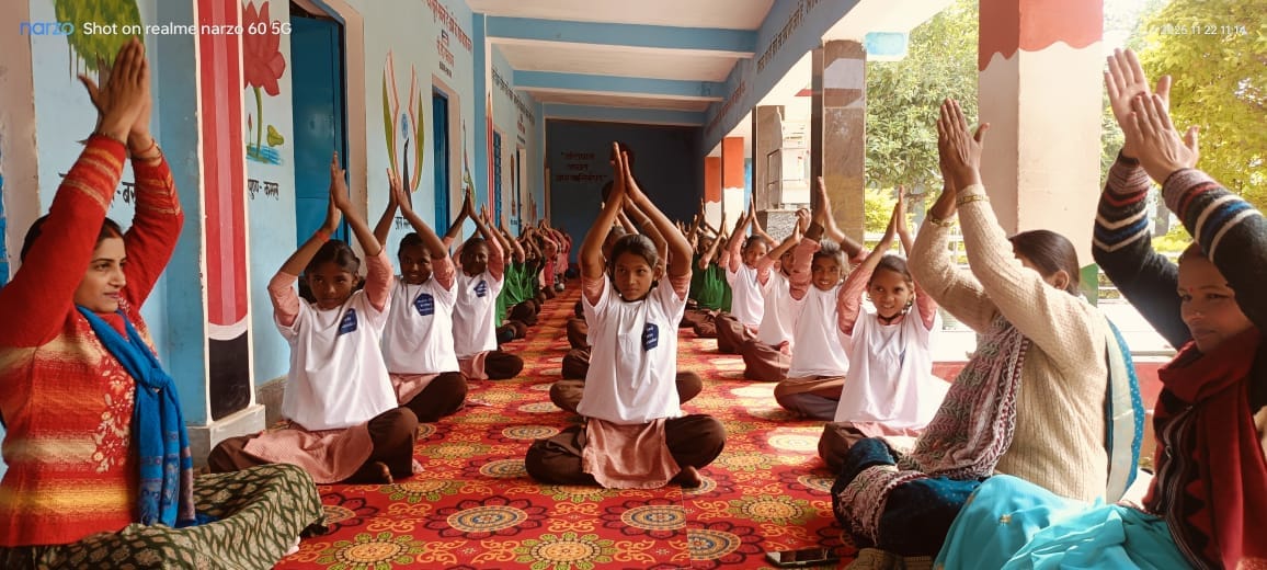 Anandam will increase the intellectual capacity of children, yoga and exercise will make them healthy.