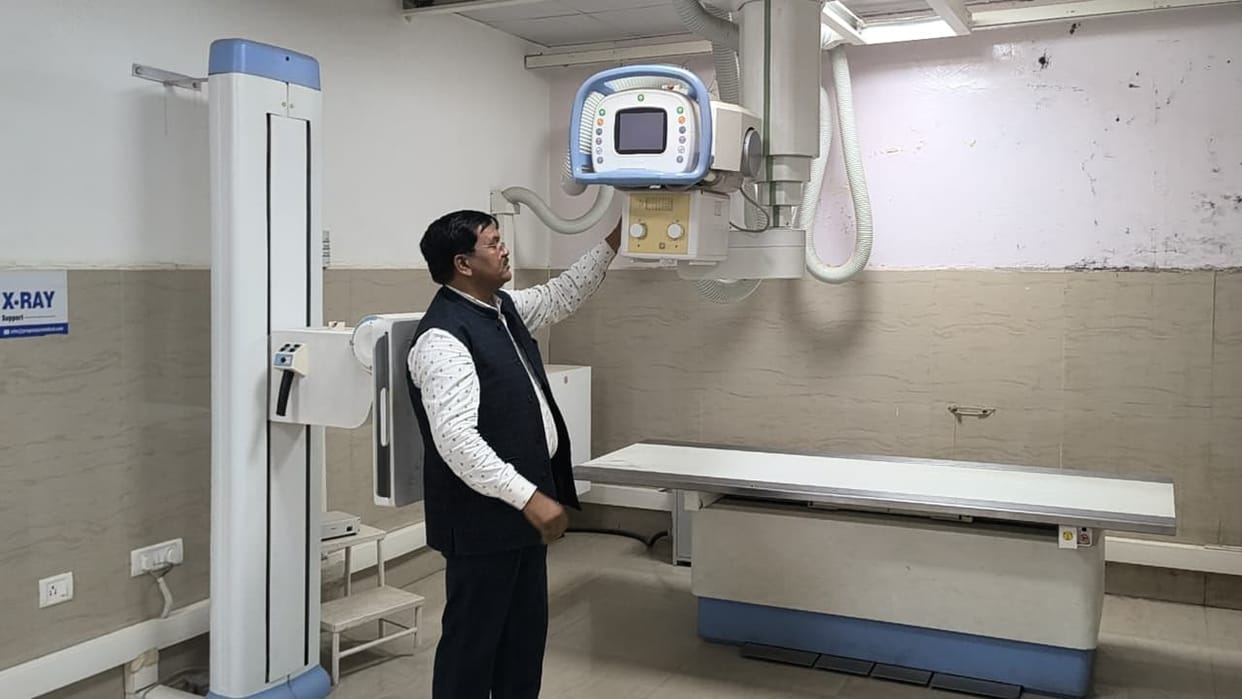 Digital X-ray and city scan service stopped in the district hospital