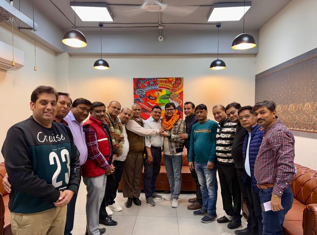 Gaurav was elected as the head of Jain Parivar Milan Society.