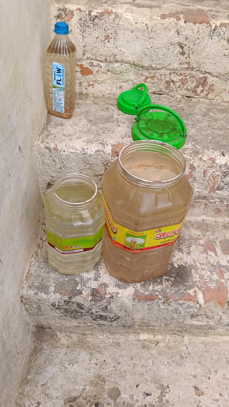 Oil-like substance came out from the submersible in Pindohari village
