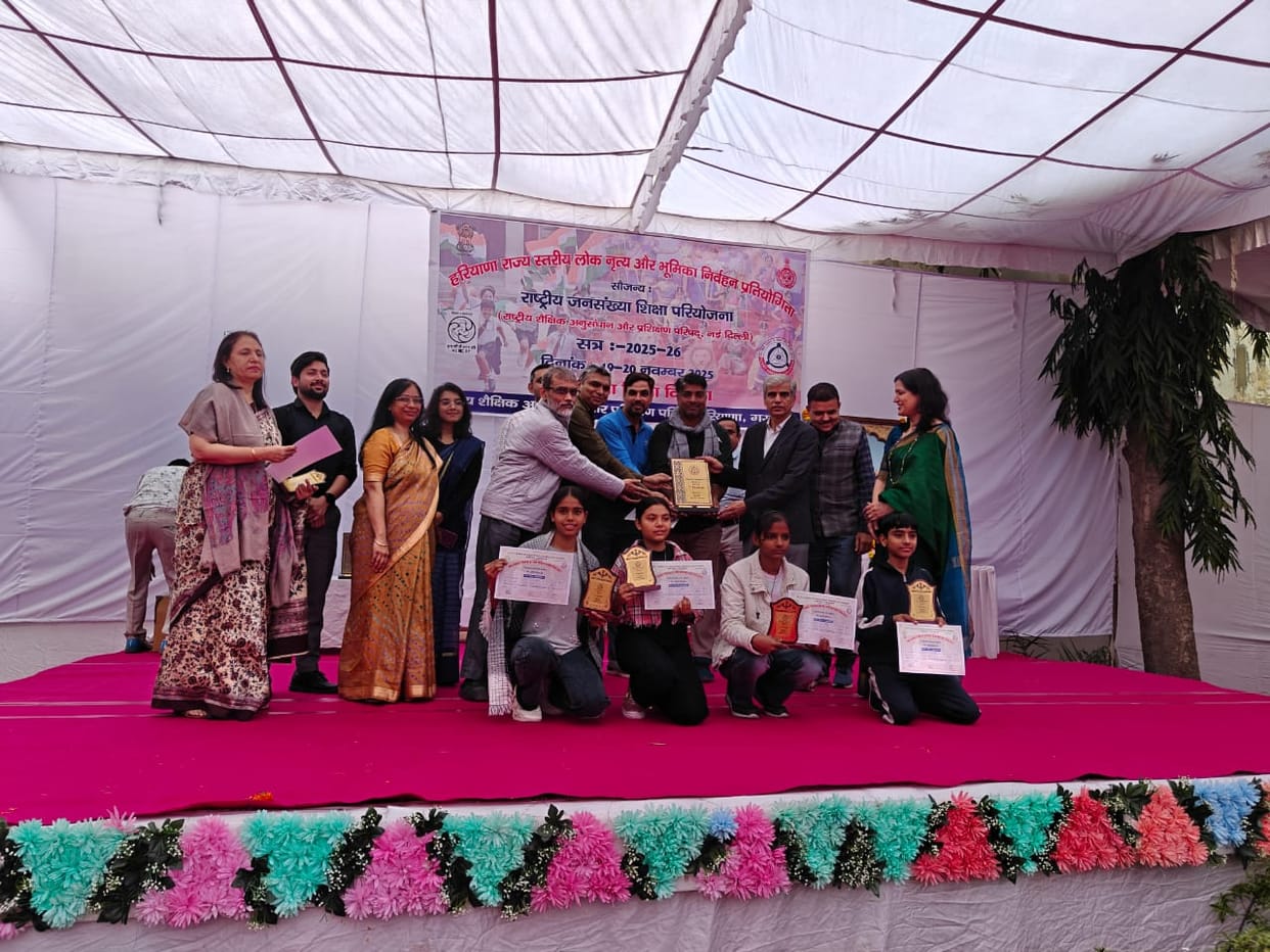 Subhari's team wins first place in state level drama competition