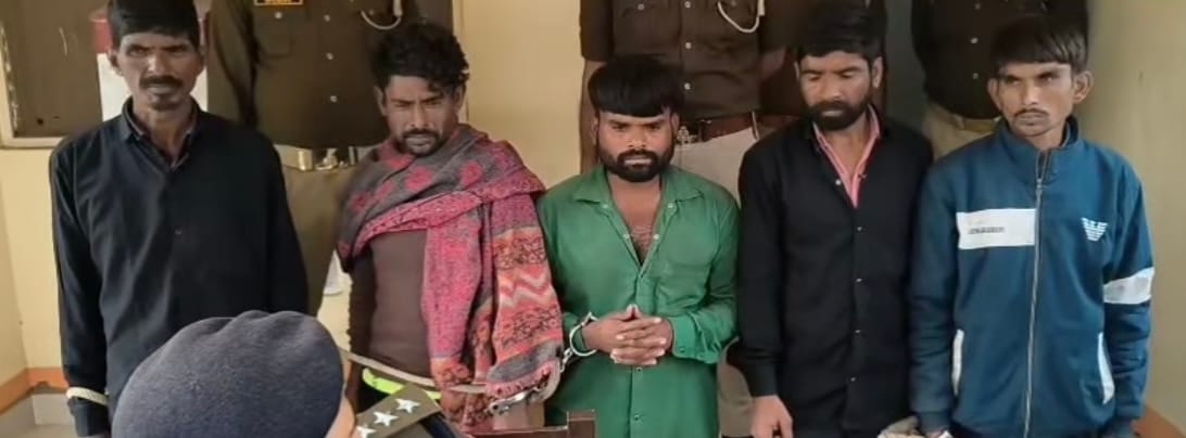 A gang involved in stealing by doing recce under the pretext of selling mosquito nets and mats was busted.