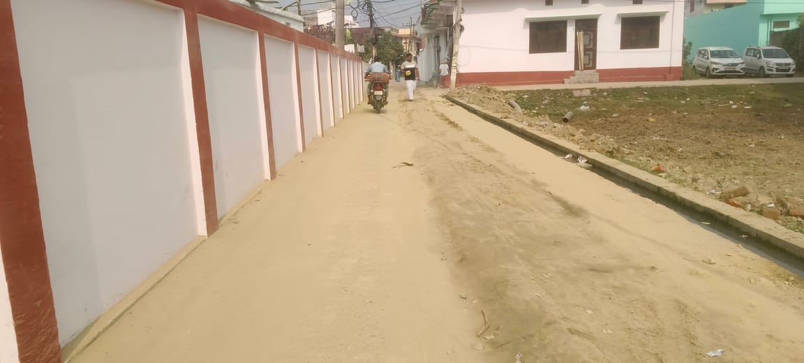 Instructions to repair the damaged road