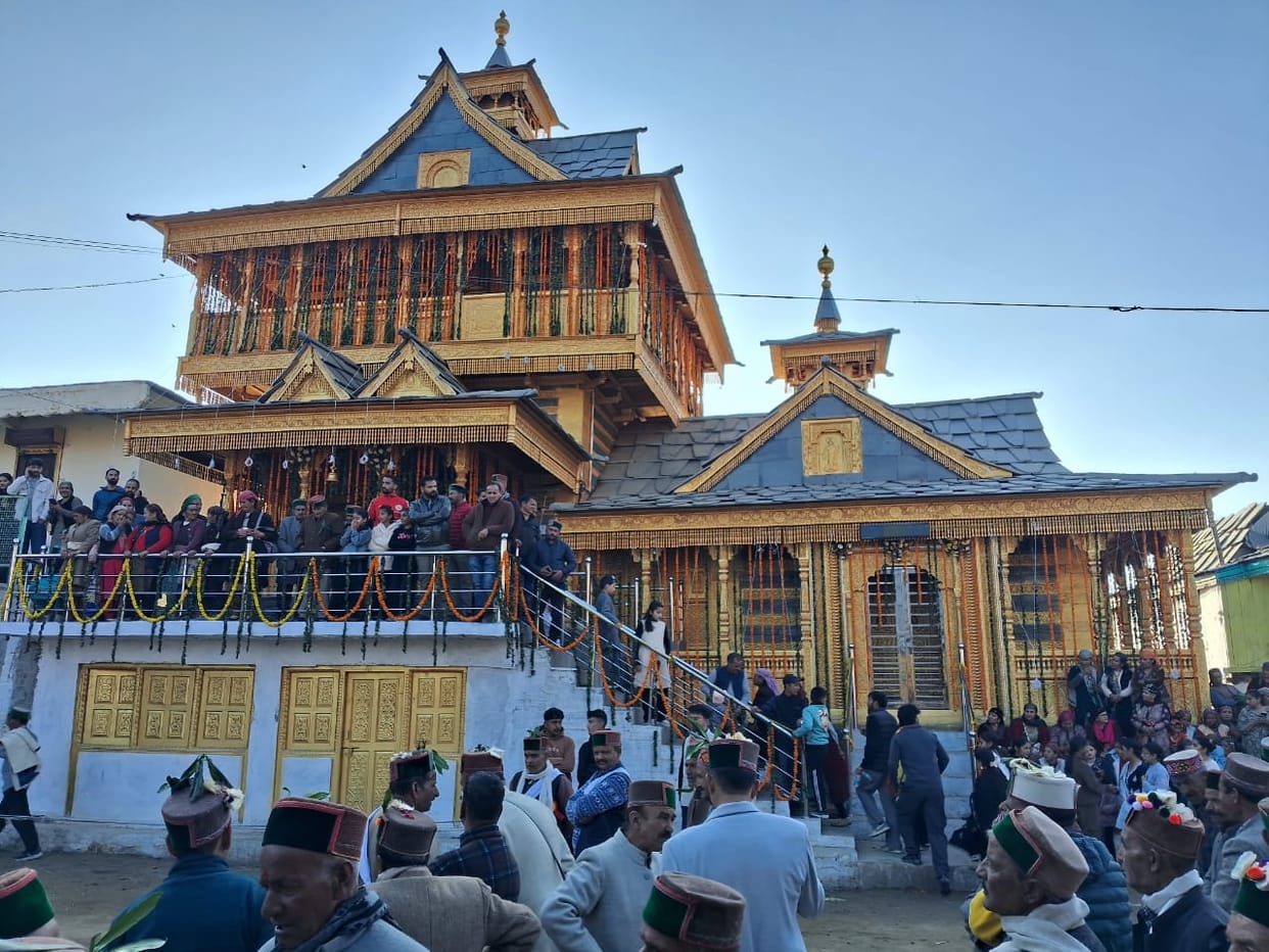 Pran Pratishtha ceremony begins at the temple of deity Gudaru in Thali
