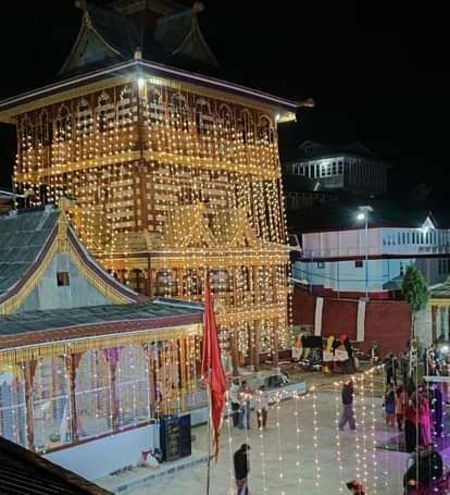 Pran Pratishtha ceremony is being held in the newly constructed temple of the deity Mazgaon.
