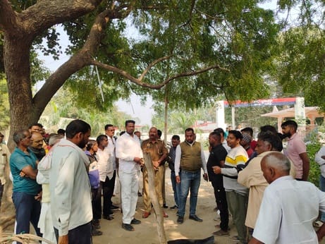 Elderly man dies in field, son alleges murder