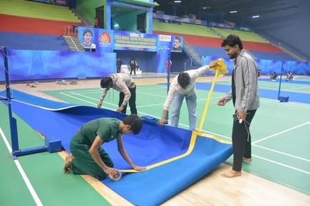 The stage is set, shuttlers will start arriving from today