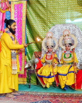 The auspicious songs of Siya-Ram are echoing everywhere in Ayodhya