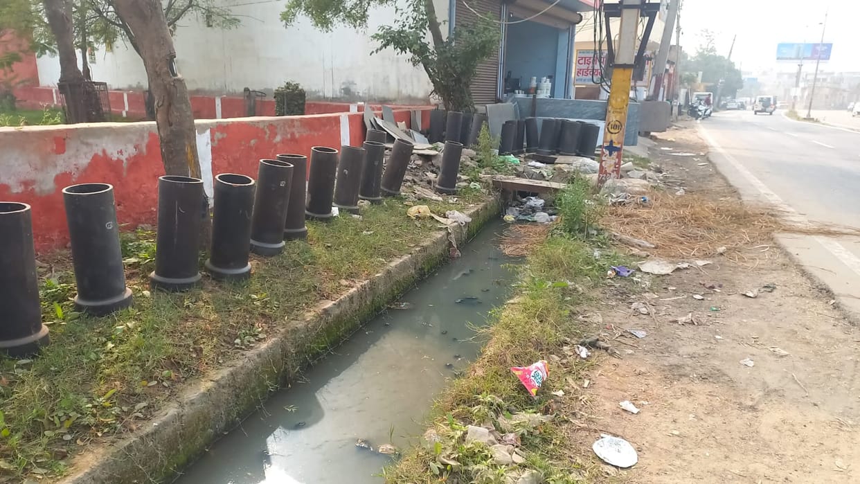 The city's drains haven't been cleaned for months, and the city council has now floated a tender.