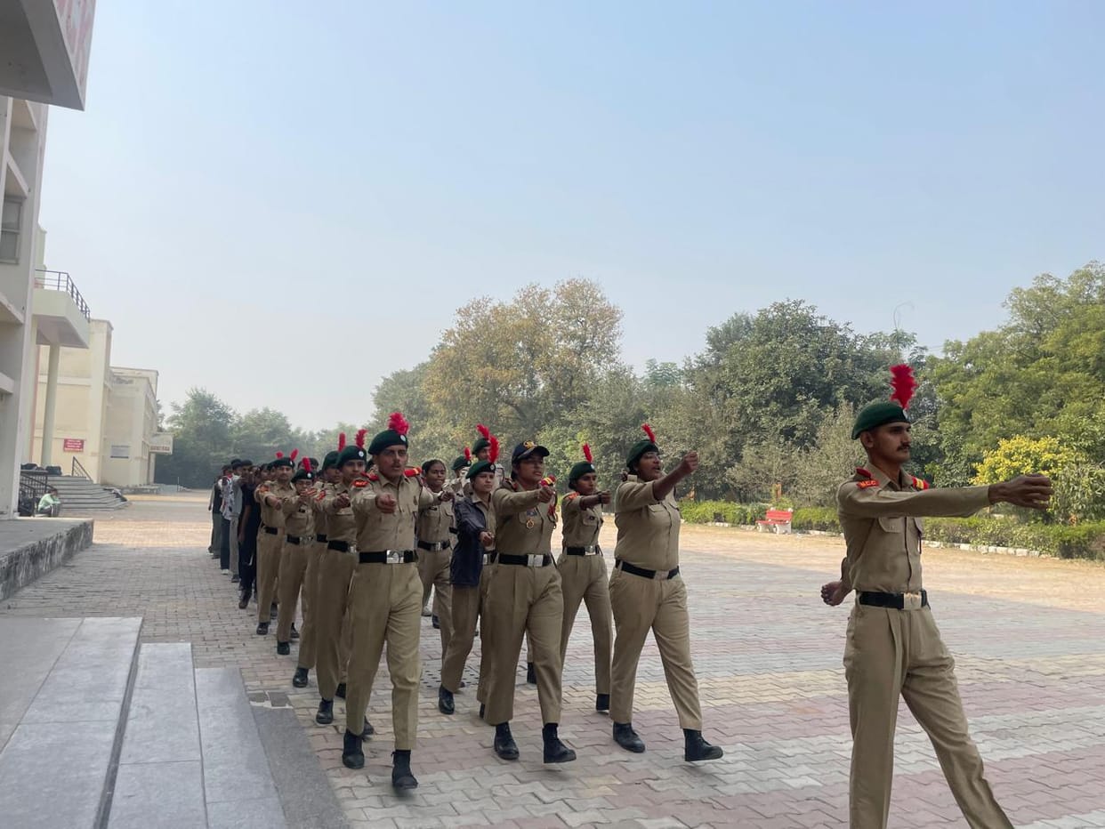 Drill and lecture organised on NCC Day