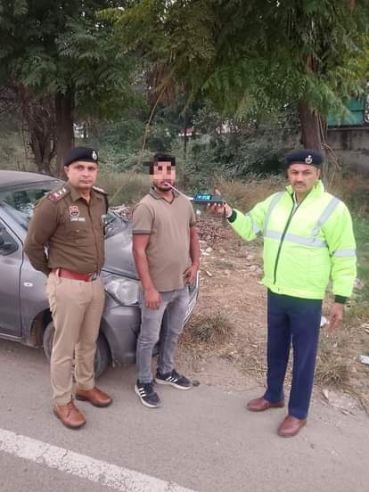 182 vehicles were challaned for violating traffic rules, 32 were driving under the influence of alcohol.