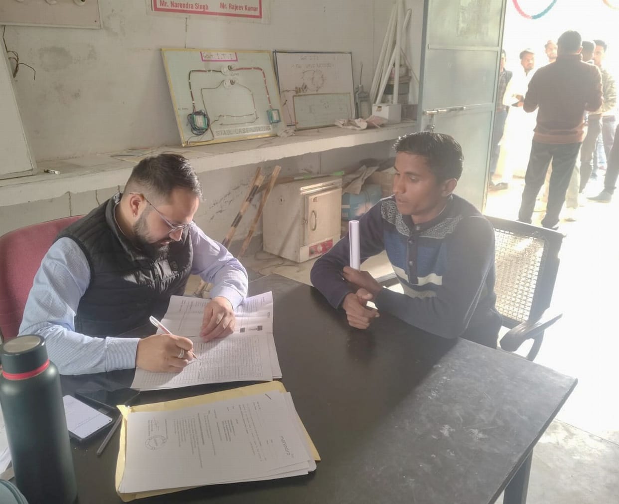 65 candidates were given offer letters in campus placement.