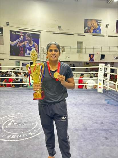 Bharti from Roorkee went to the stadium to lose weight, became an international boxer