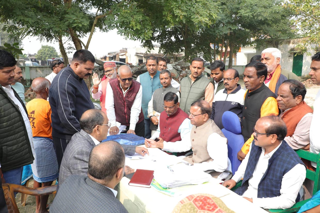 Union Minister of State for Finance inspected the booth