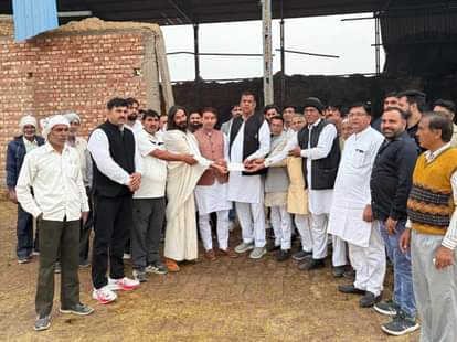 2.51 lakh aid given to cow shelter