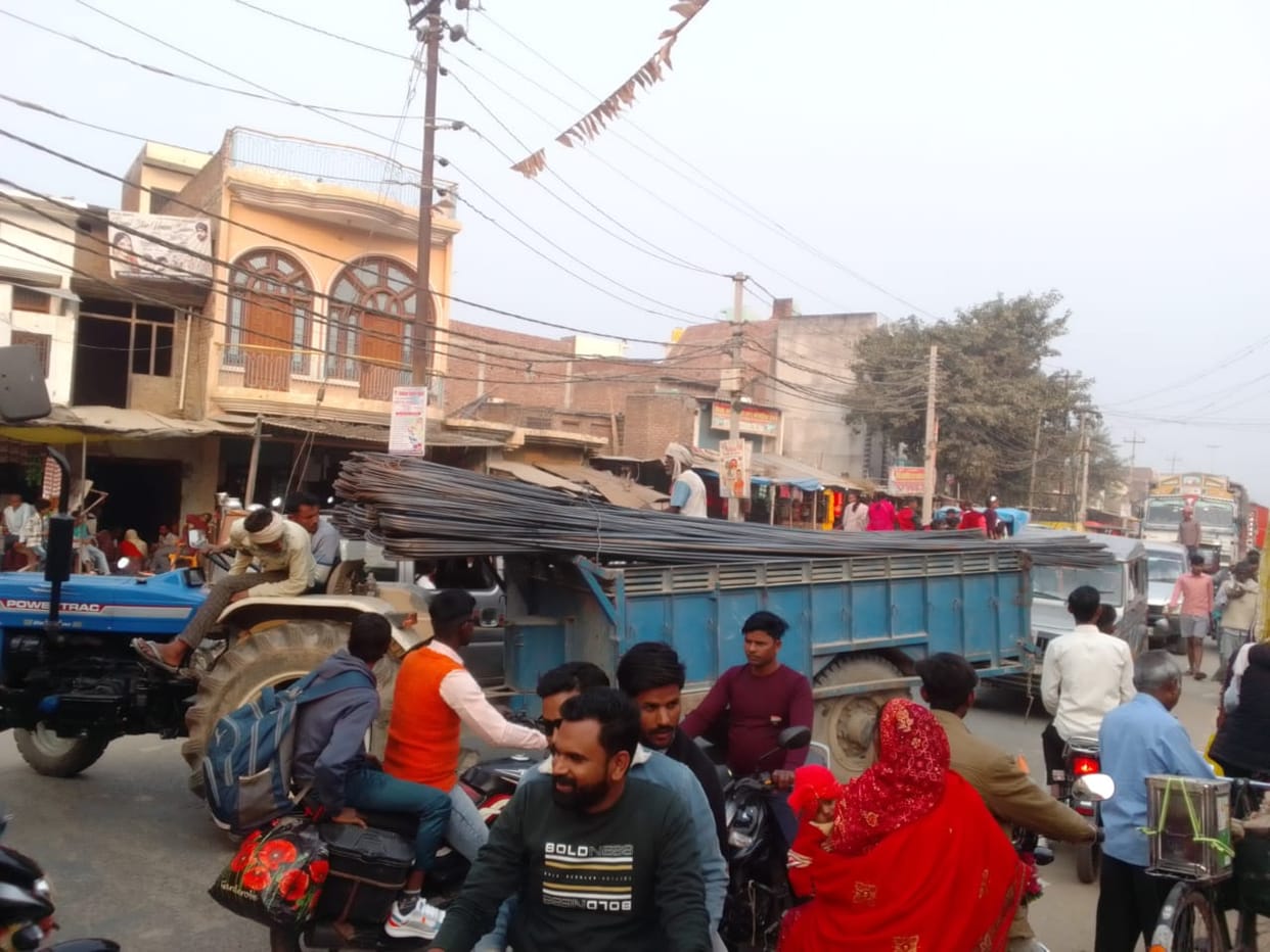 There is daily traffic jam on MF State Highway