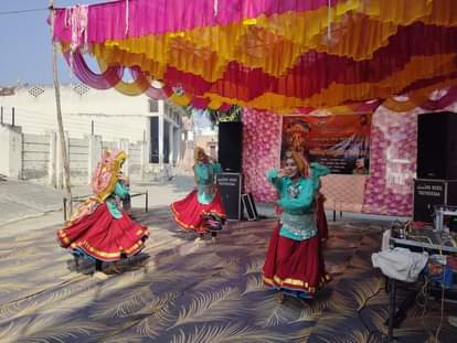 Folk artists spread the wonderful splendor of culture on the 48 Kos land of Kurukshetra.