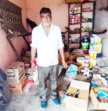 A policeman's vigilance prevented a theft in Rampur Kalan.