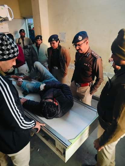 Gwalior News: Bounty gangster Kapil encounters police in the forest, shot in the leg