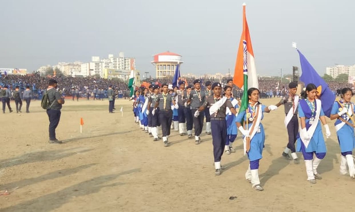 Governor Anandiben Patel inaugurated the 19th National Jamboree.