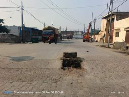 Open drains and broken walls of culverts are inviting accidents.