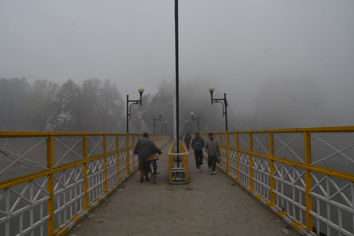 Srinagar, Weather, Minus Temperature