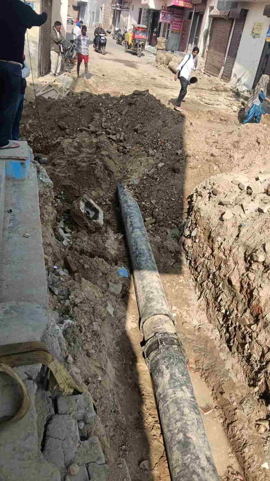 The struggle paid off: The Public Health Department repaired the drinking water line leak on 12 Quarter Road.