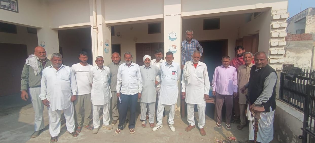 Farmers' protest continues at Tehsil office for 1314th day