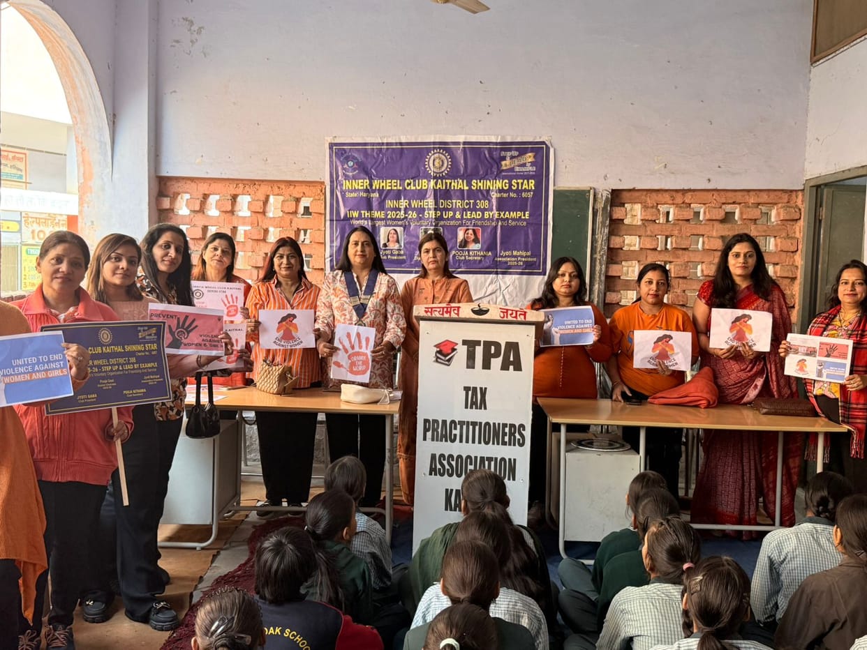Awareness rally for women's safety was organised with students.