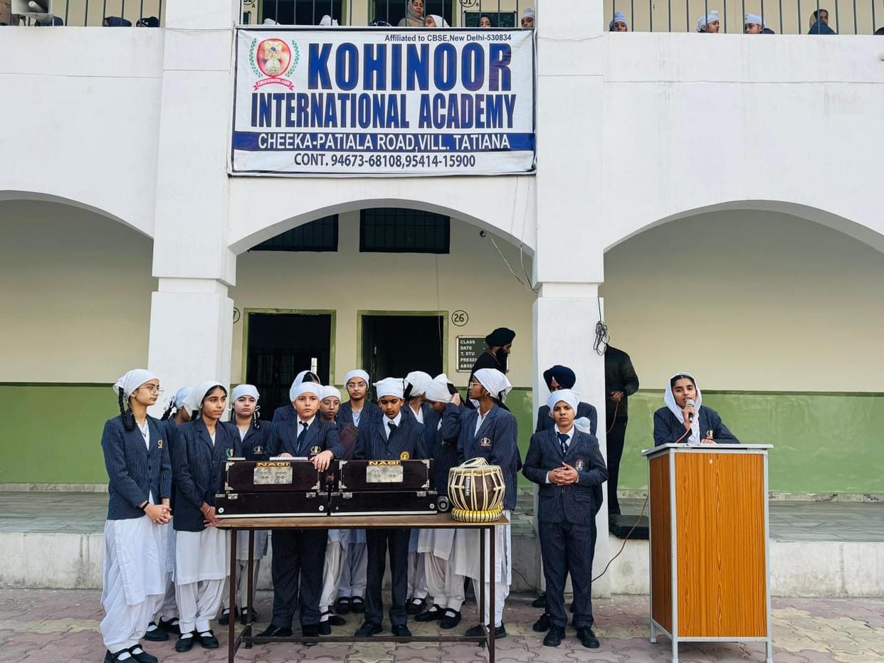Students pay tribute to Guru Tegh Bahadur