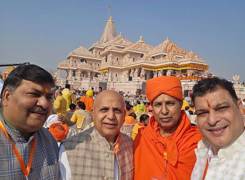 Initiative to give the mantra of social harmony, Ramrajya and development