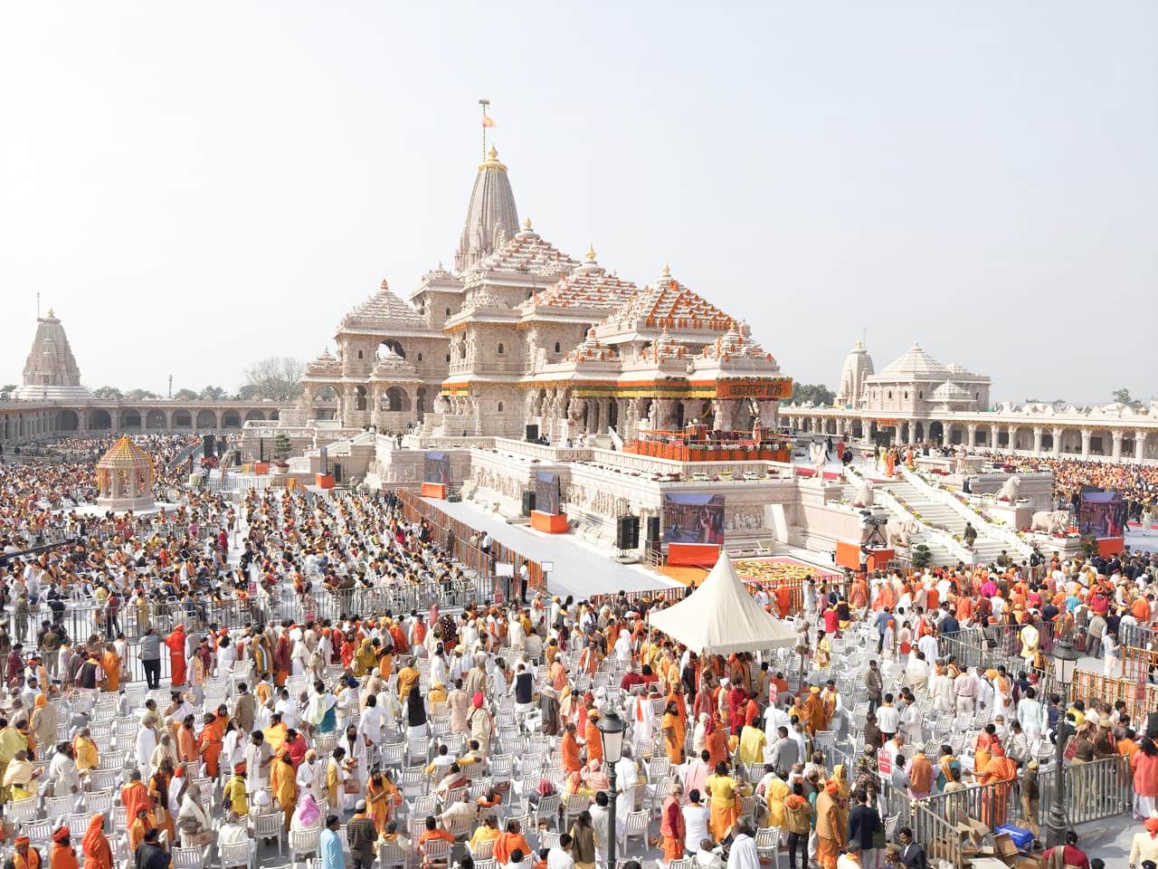 Ram Mandir Flag Hoisting A 10-year roadmap was given with ink of Ram name