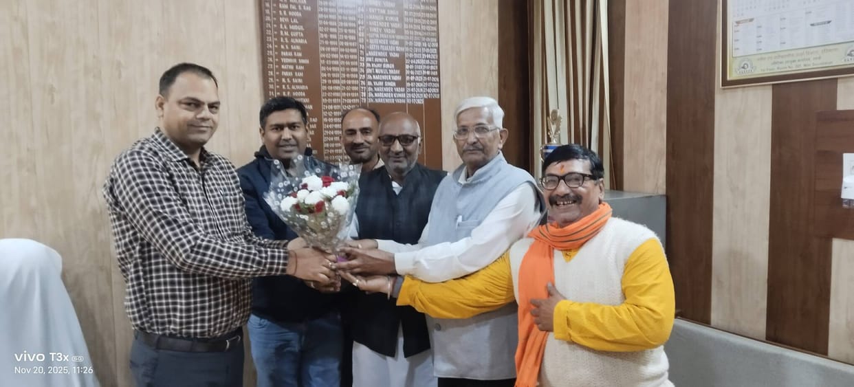 Manish Rohila took over as secretary in the grain market.