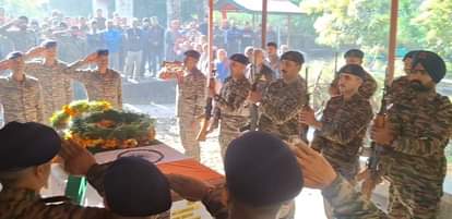 Naib Subedar Pyaar Chand Rana of Bhajrala passed away