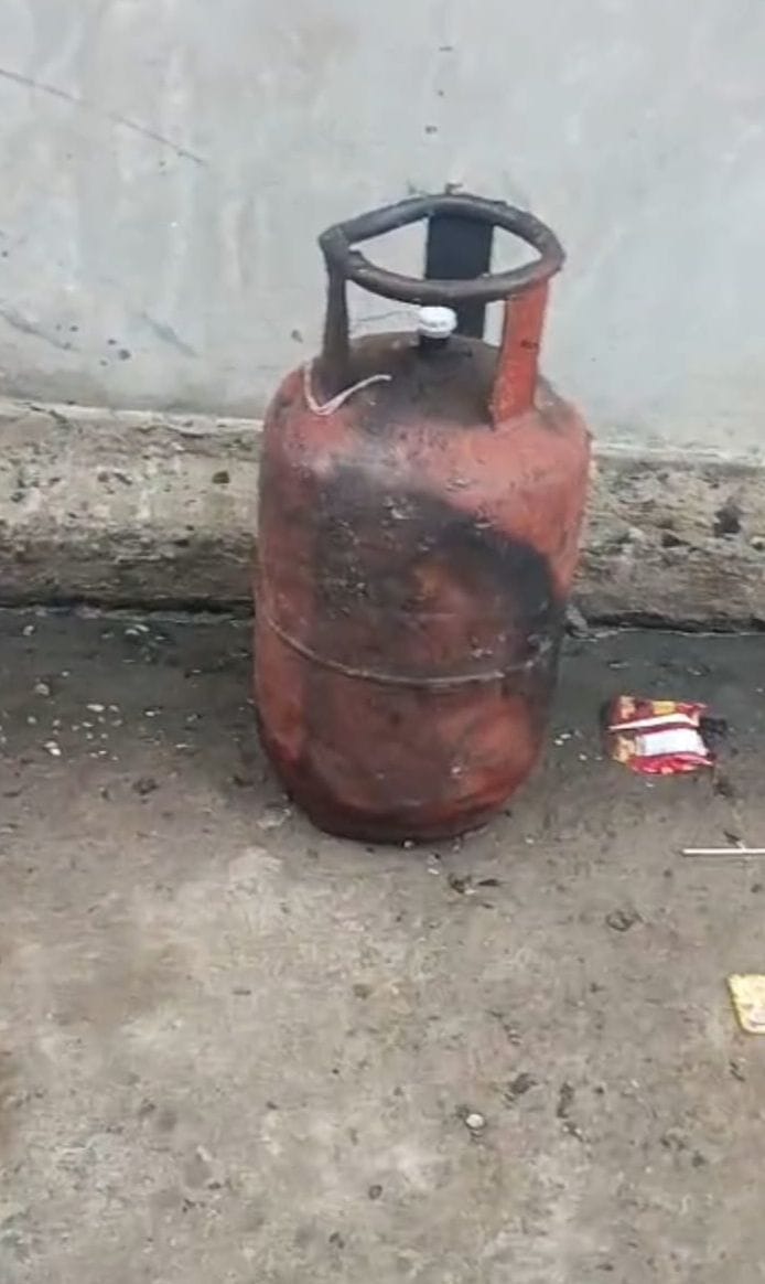 A gas cylinder leak caused a massive fire at a wedding venue.