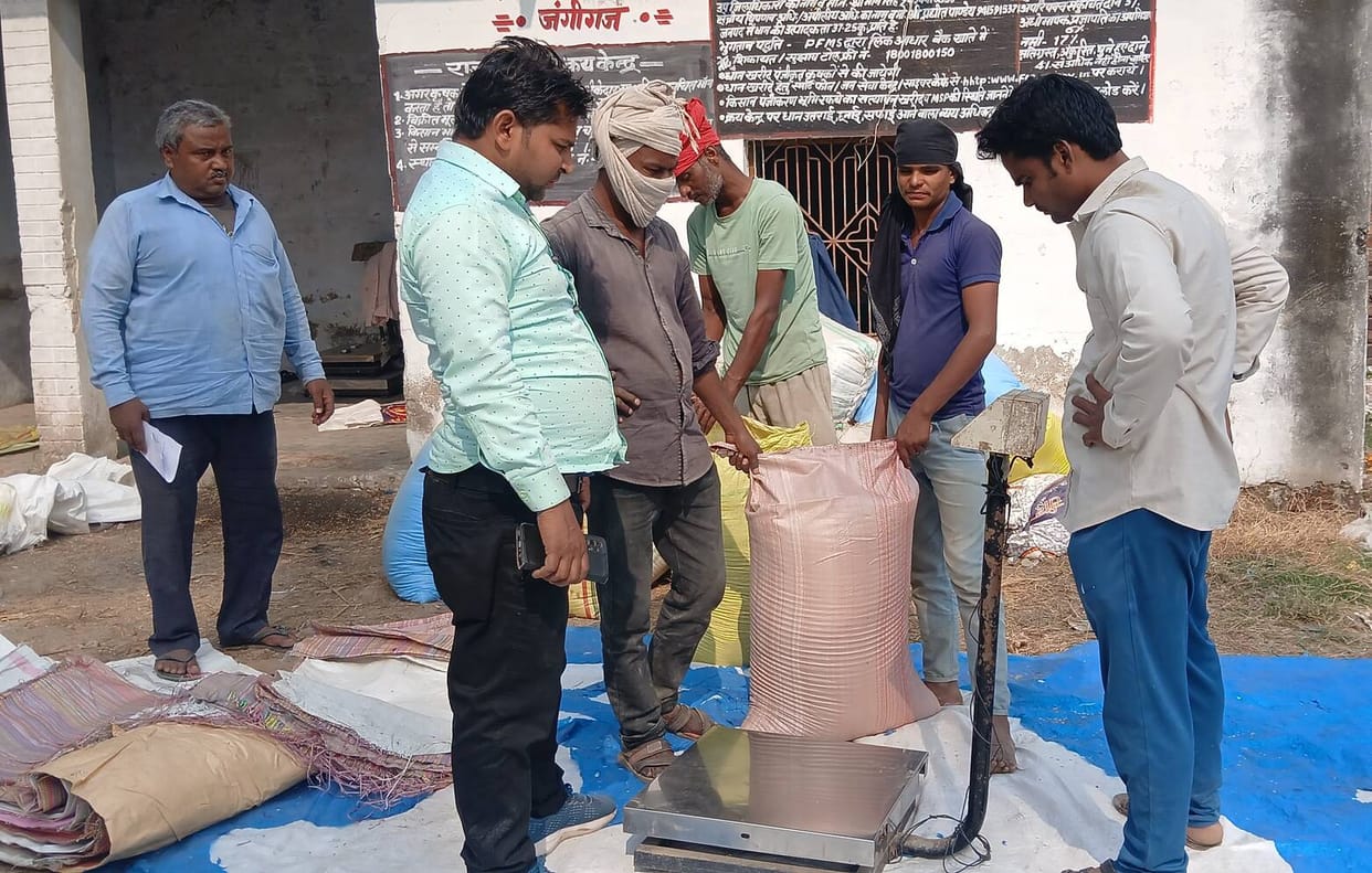 Four farmers sold 1150 quintals of paddy