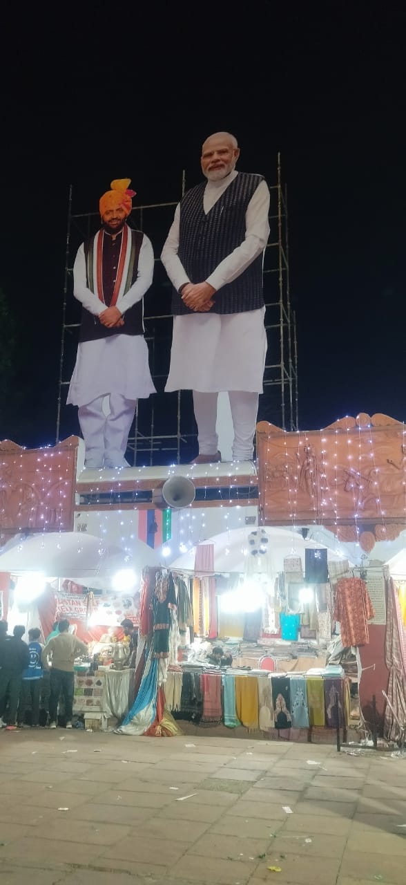 The holy city is decked up like a bride to welcome the PM.