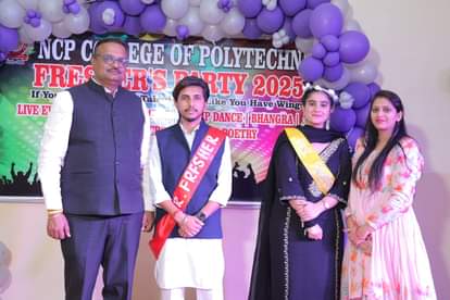 Jasleen wins Miss and Sumit wins Mr. Fresher