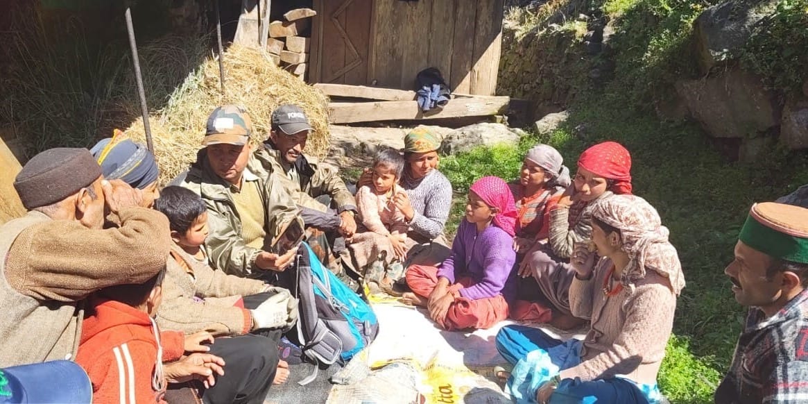 Leopard captured in cage in Gorthikanda village