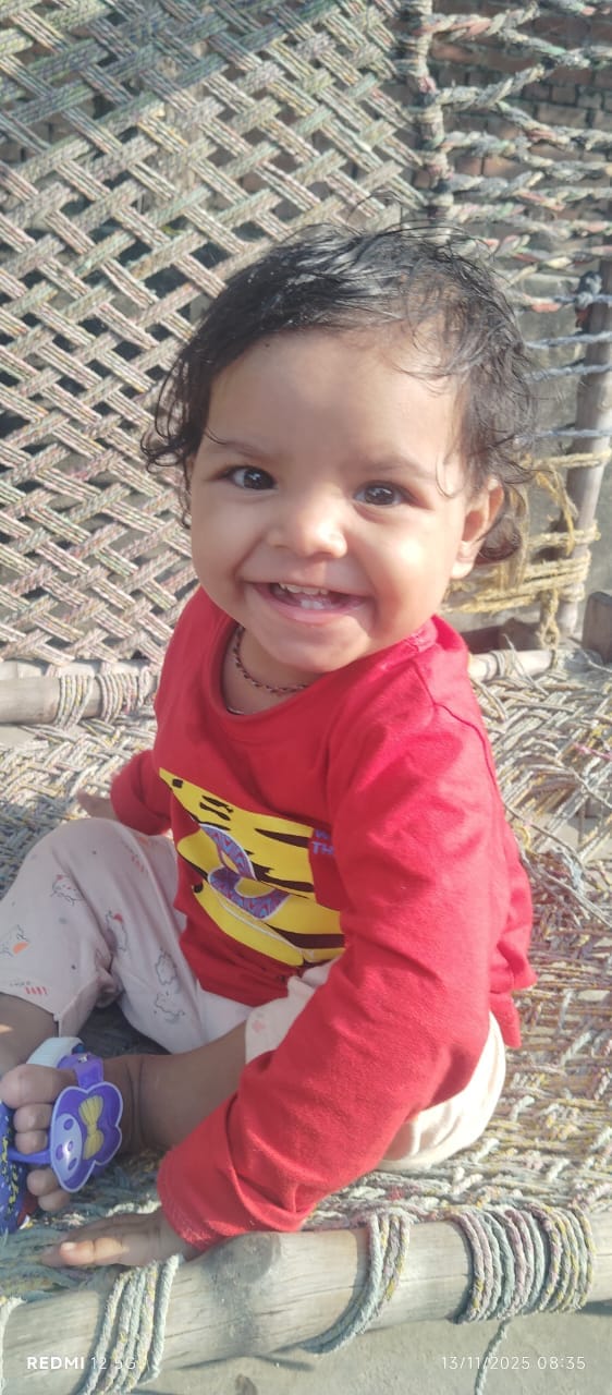 Birds were pecking at the body of the innocent child, who had been thrown alive into the river by his father six days earlier.
