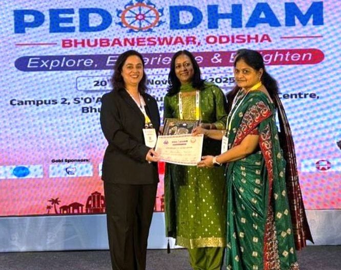 Dr. Akshita secured first place in Student Paper Presentation