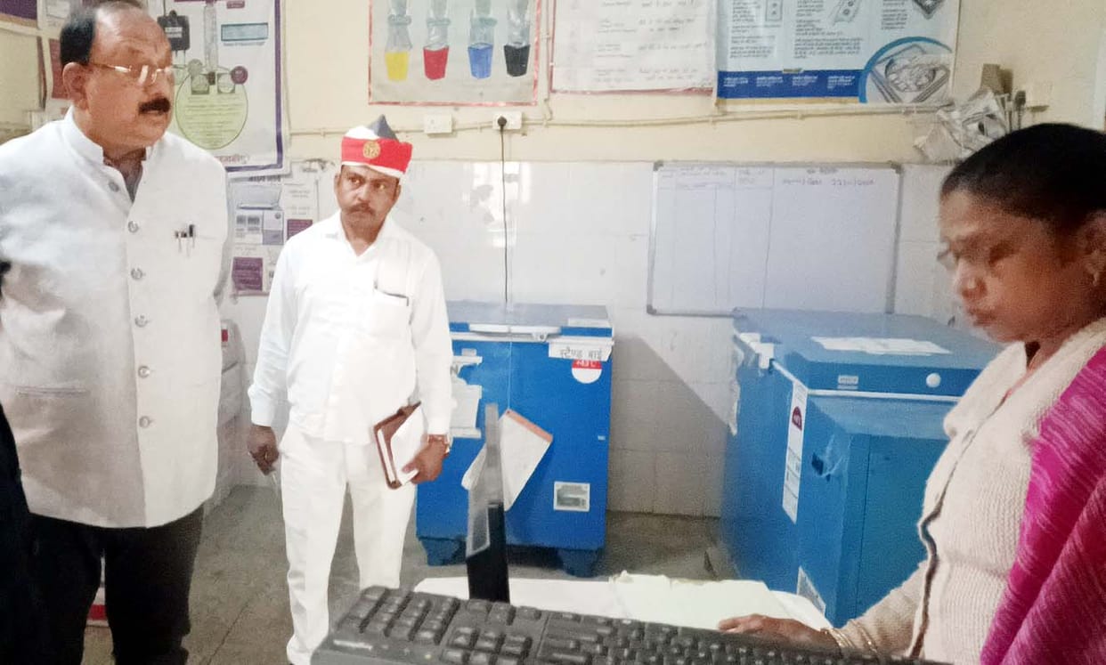 Inspection of Puwaiyan CHC, instructions given to improve the cleanliness system